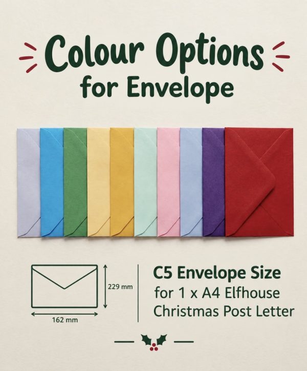 Elfhouse Christmas Post - Handwritten Letter(s) from Chief Elf
